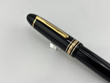 Montblanc Meisterstuck #149 (Largest) Black Resin Fountain Pen - Ultra-Flexible Medium 14C Gold Nib from Factory !!