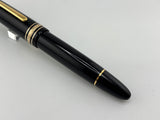 Montblanc Meisterstuck #149 (Largest) Black Resin Fountain Pen - Ultra-Flexible Medium 14C Gold Nib from Factory !!