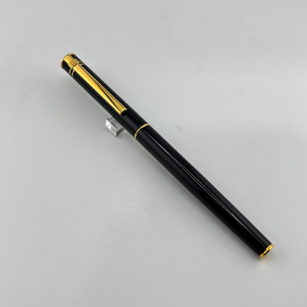 Vintage Diplomat Attache Black Gold Trim - Roller Ball