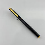 Vintage Diplomat Attache Black Gold Trim - Roller Ball