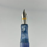 Conklin Coronet Blue Silver Cap - Fountain Pen