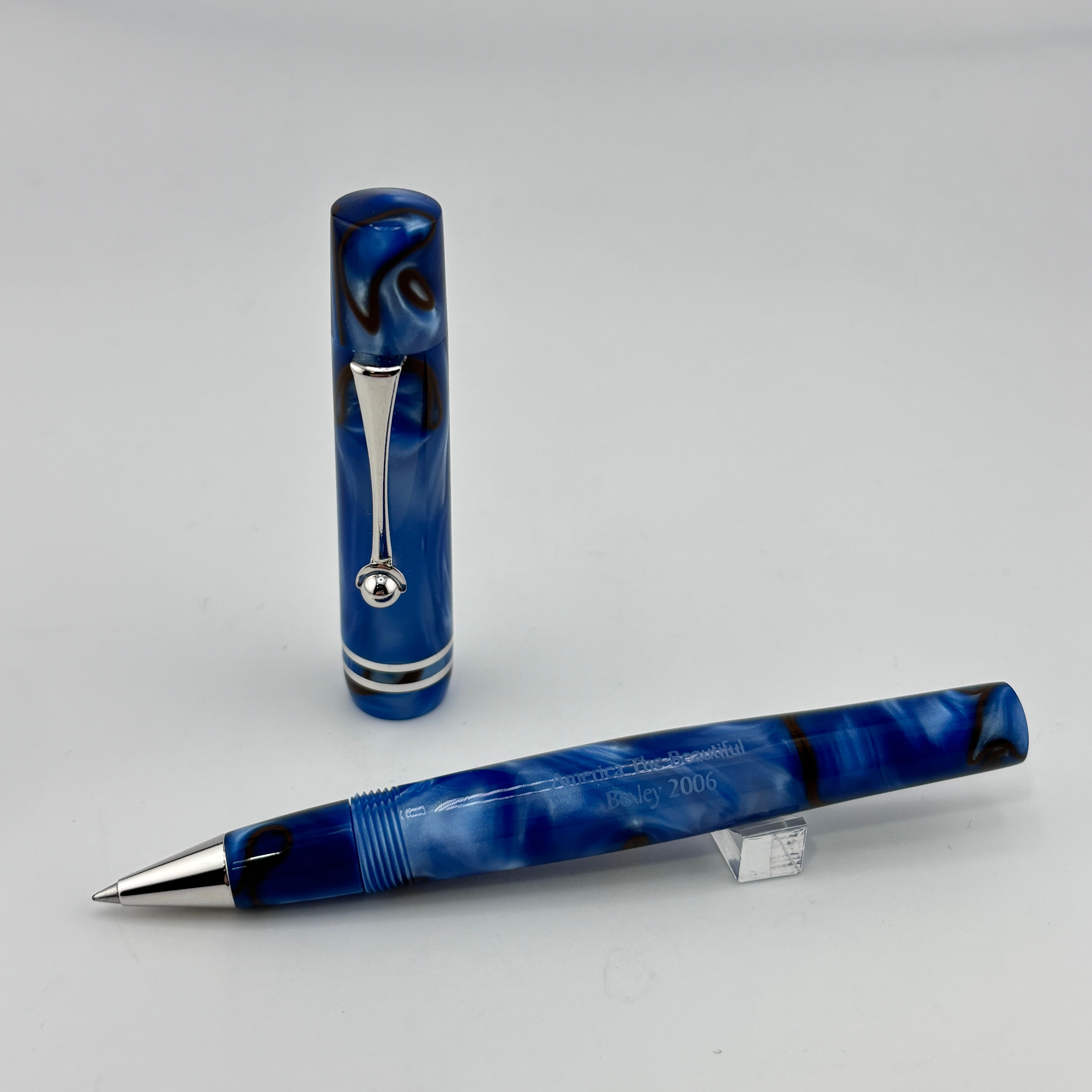 Bexley America Blue the beautiful 2006 - Roller Ball – Fountain