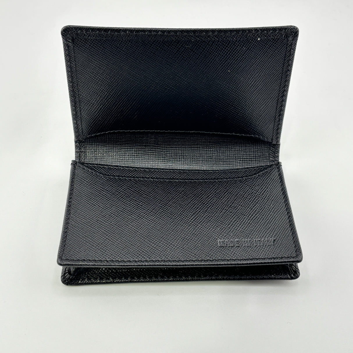 Omas Wallet 100% Black italian Leather top quality !