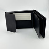 Omas Wallet 100% Black Italian for card and cash  !