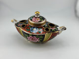 Inkwell Vintage circa 1935 excellent condition - Hand painted Limoges Made in France