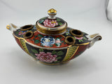 Inkwell Vintage circa 1935 excellent condition - Hand painted Limoges Made in France
