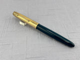 Parker 51 Navy Blue Rolled gold Cap Aerometric