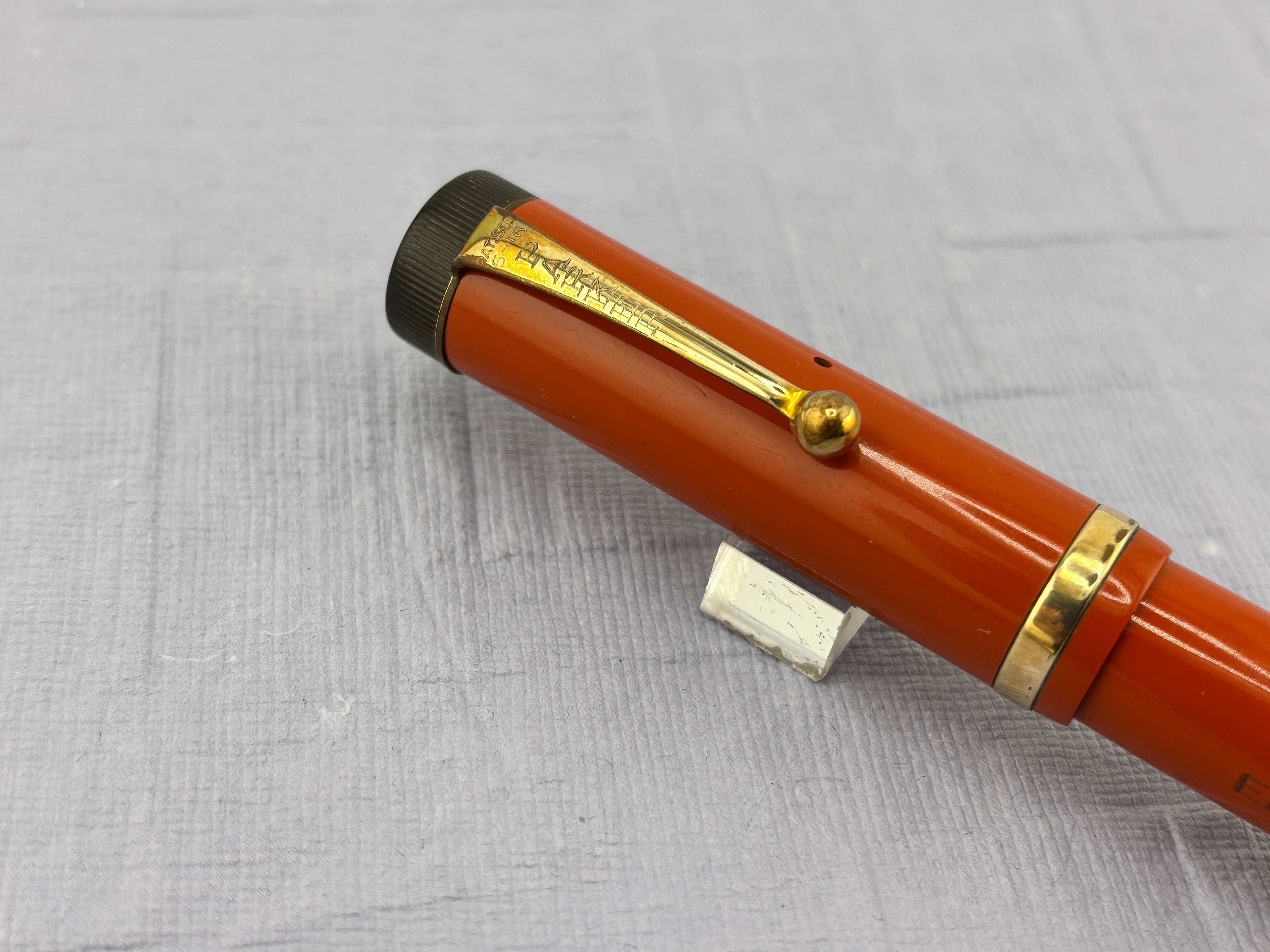 Parker Duofold Senior Orange Hard rubber Fountain Pen – Fountain