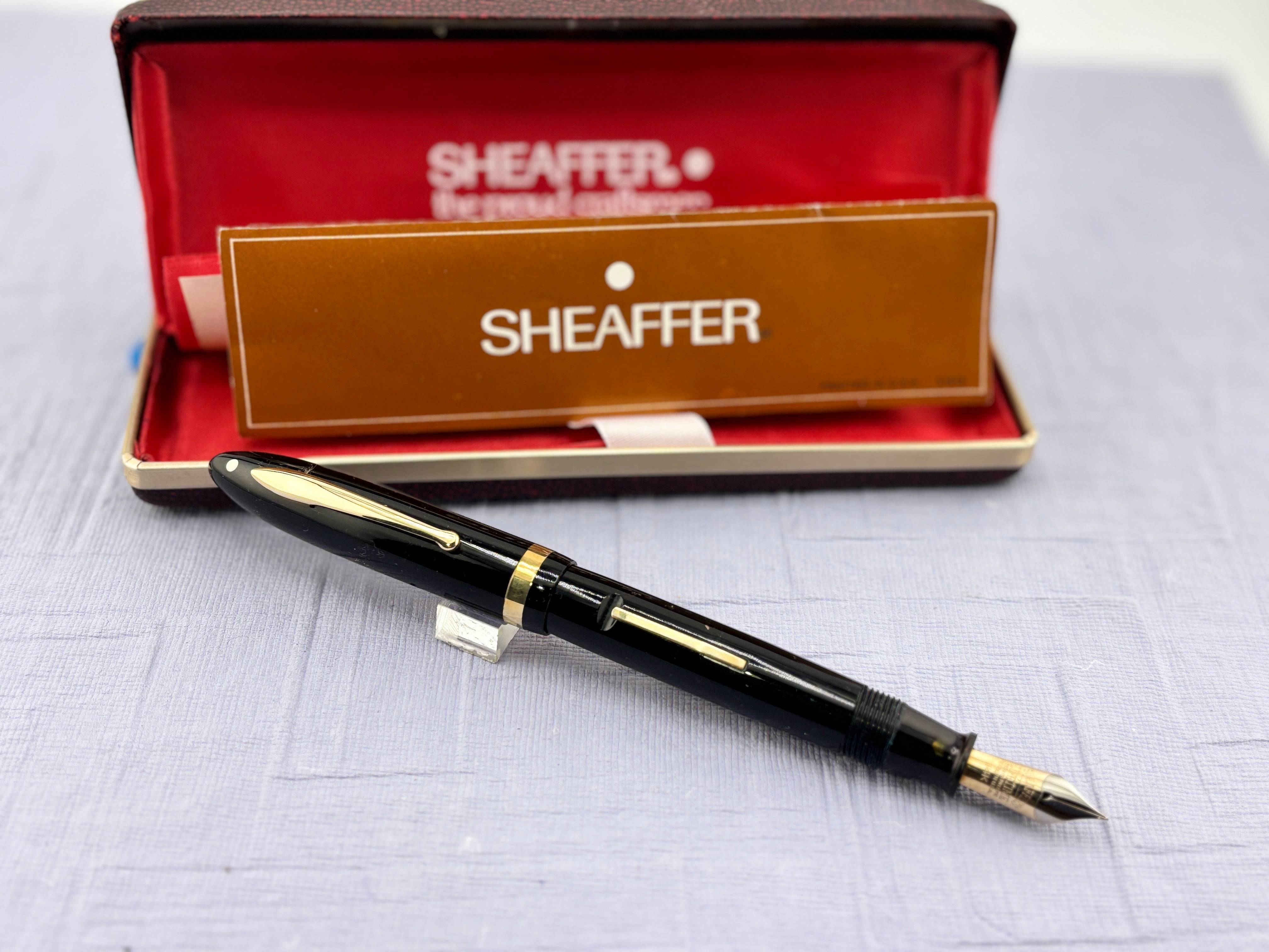 Sheaffer Balance Lifetime Black Short size – Fountain Pen Hospital