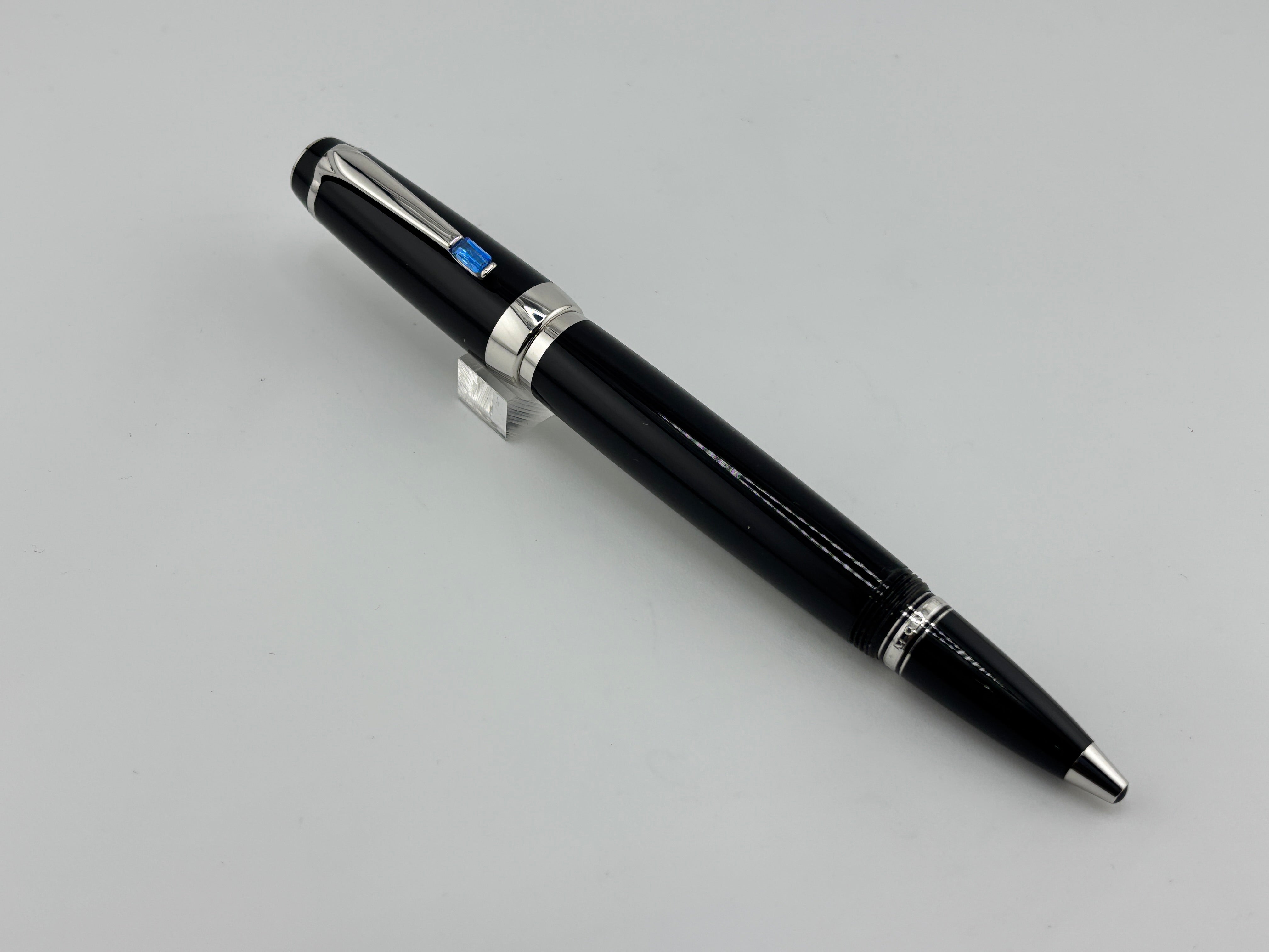 【美品】MONTBLANC Boheme Noir モンブラン ボエム ノワール モンブラン 万年筆 ボエム ノワール プラチナライン MONTBLANC Boheme