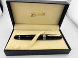 Stipula Firenze Etruria Black Silver trim - Fountain Pen