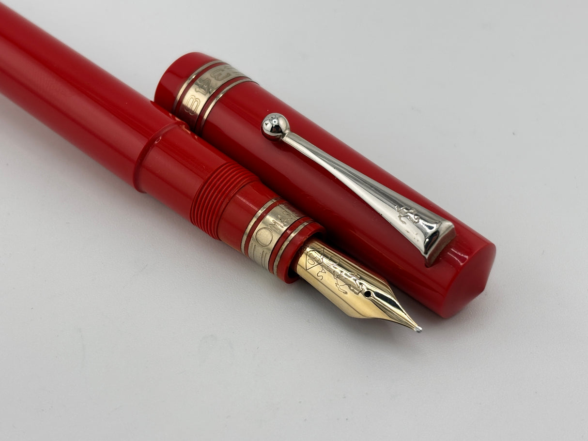 OMAS Red Ferrari 348 Challenge Fountain Pen - Medium 18kt Gold Nib