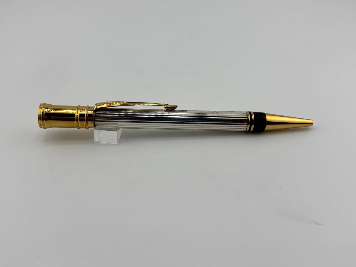 Parker Sterling Silver Duofold Ballpoint Pen (Circa 1995)