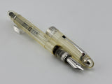 OMAS "Vision" Ogiva Transparent Fluted Demonstrator Fountain Pen - Medium 18kt Gold Nib