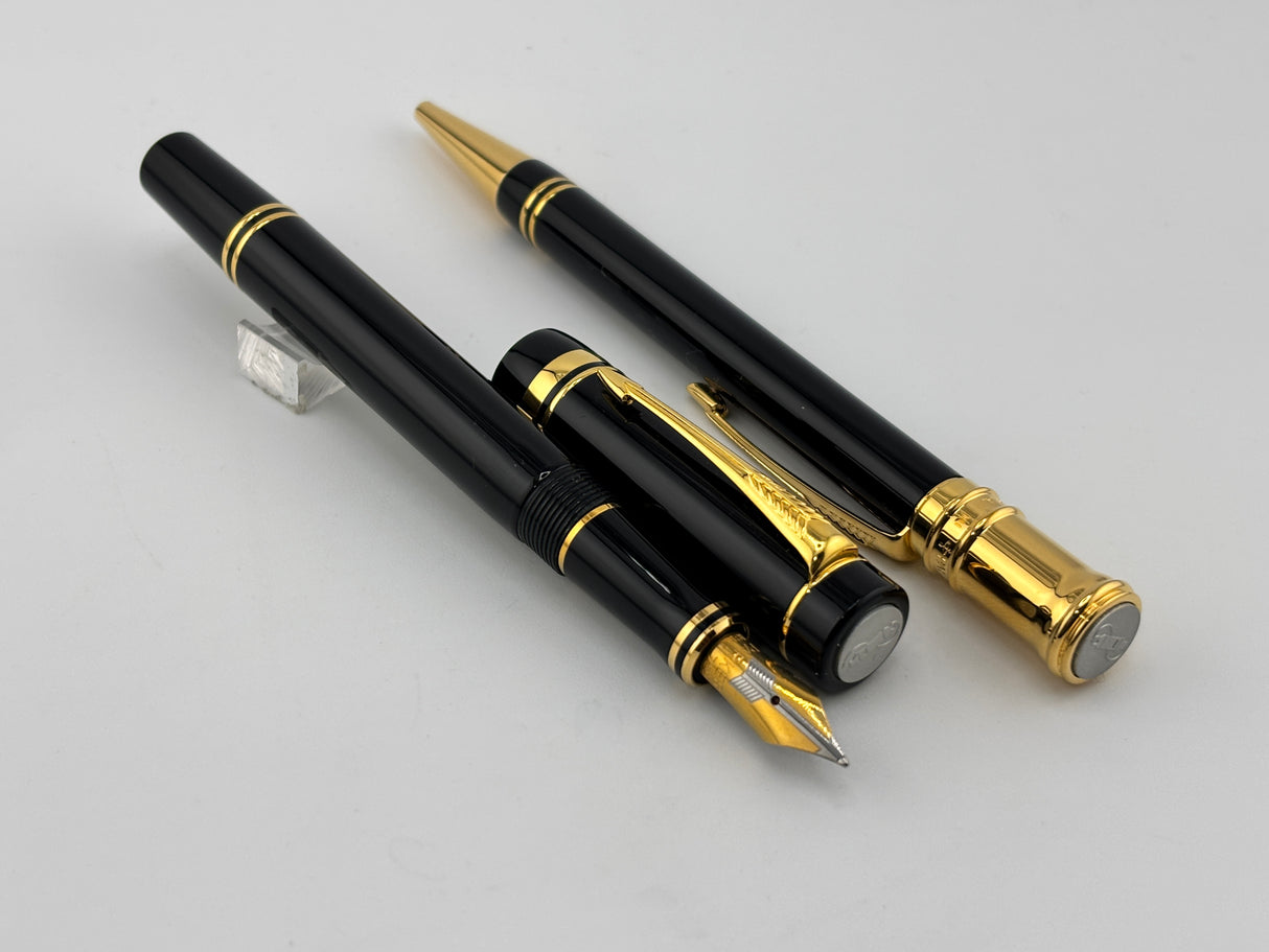 Parker Limited Edition World Memorial Duofold International Fountain Pen and Ballpoint Pen Set