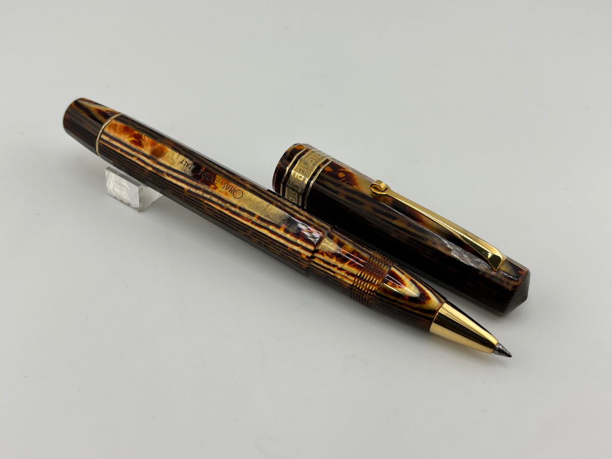 Omas Paragon Exquisite Celluloid Bronze Arco  Rollerball