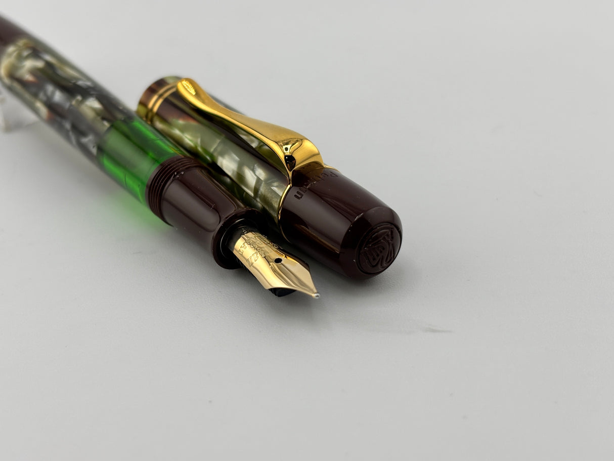 Pelikan  M101N  Special Edition Brown Tortoise  Fountain Pen - Fine 14kt Gold Nib