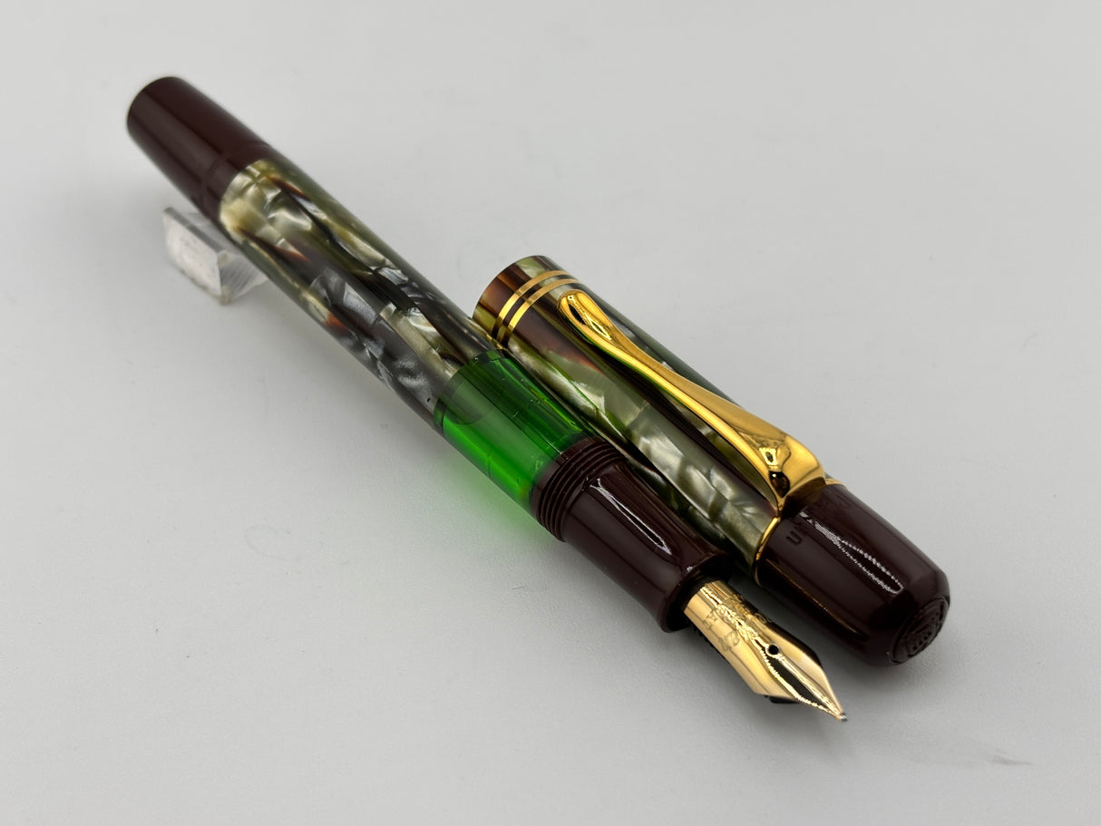 Pelikan  M101N  Special Edition Brown Tortoise  Fountain Pen - Fine 14kt Gold Nib