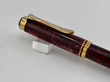 Pelikan M300  Marbled Burgundy Fountain Pen (Circa 2002) - Medium 14kt Gold Nib