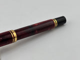 Pelikan M300  Marbled Burgundy Fountain Pen (Circa 2002) - Medium 14kt Gold Nib