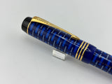 Parker Duofold 100th Anniversary Centennial Special Edition Blue - Medium 18kt Gold Nib