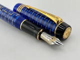 Parker Duofold 100th Anniversary Centennial Special Edition Blue - Medium 18kt Gold Nib