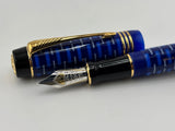 Parker Duofold 100th Anniversary Centennial Special Edition Blue - Medium 18kt Gold Nib