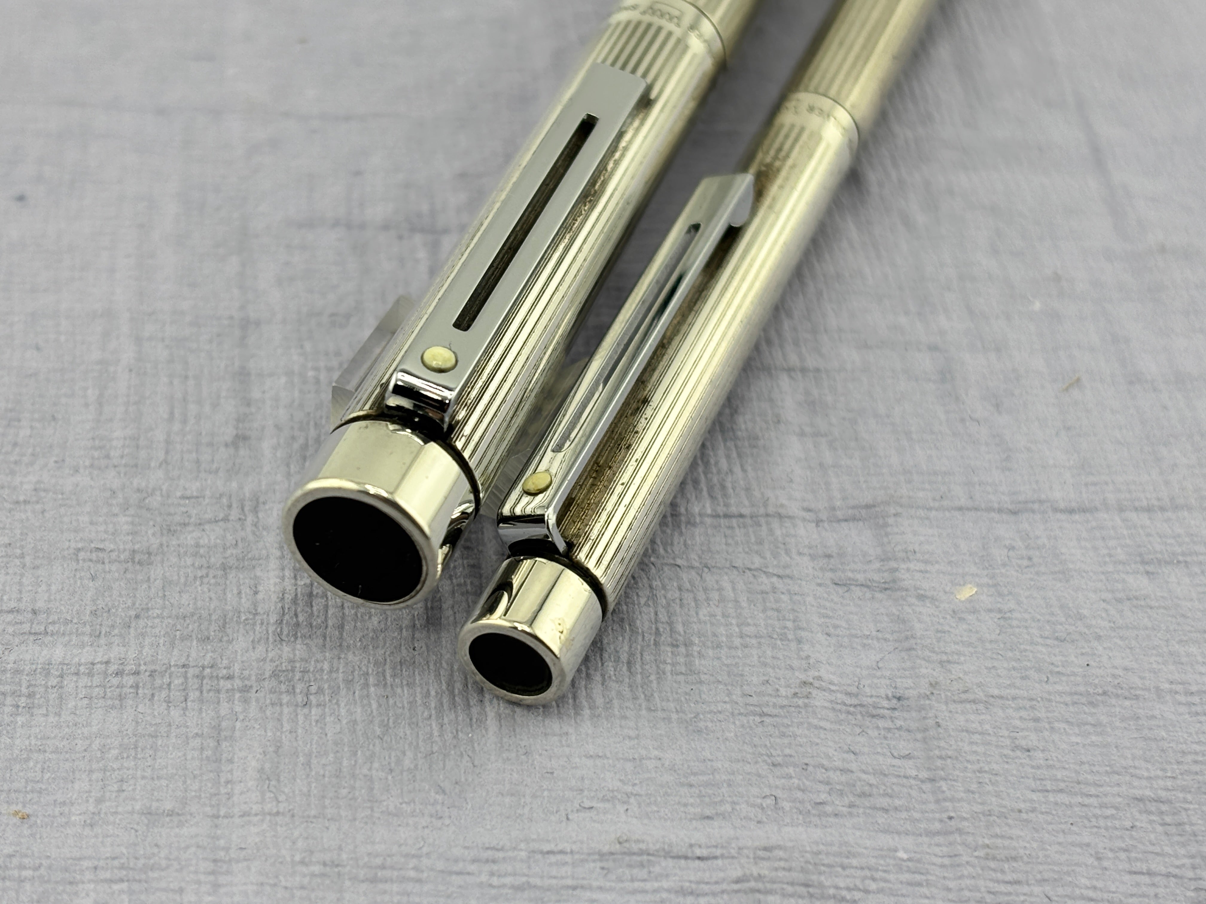 Sheaffer Targa Set full sterling silver 925 - Fountain Pen and