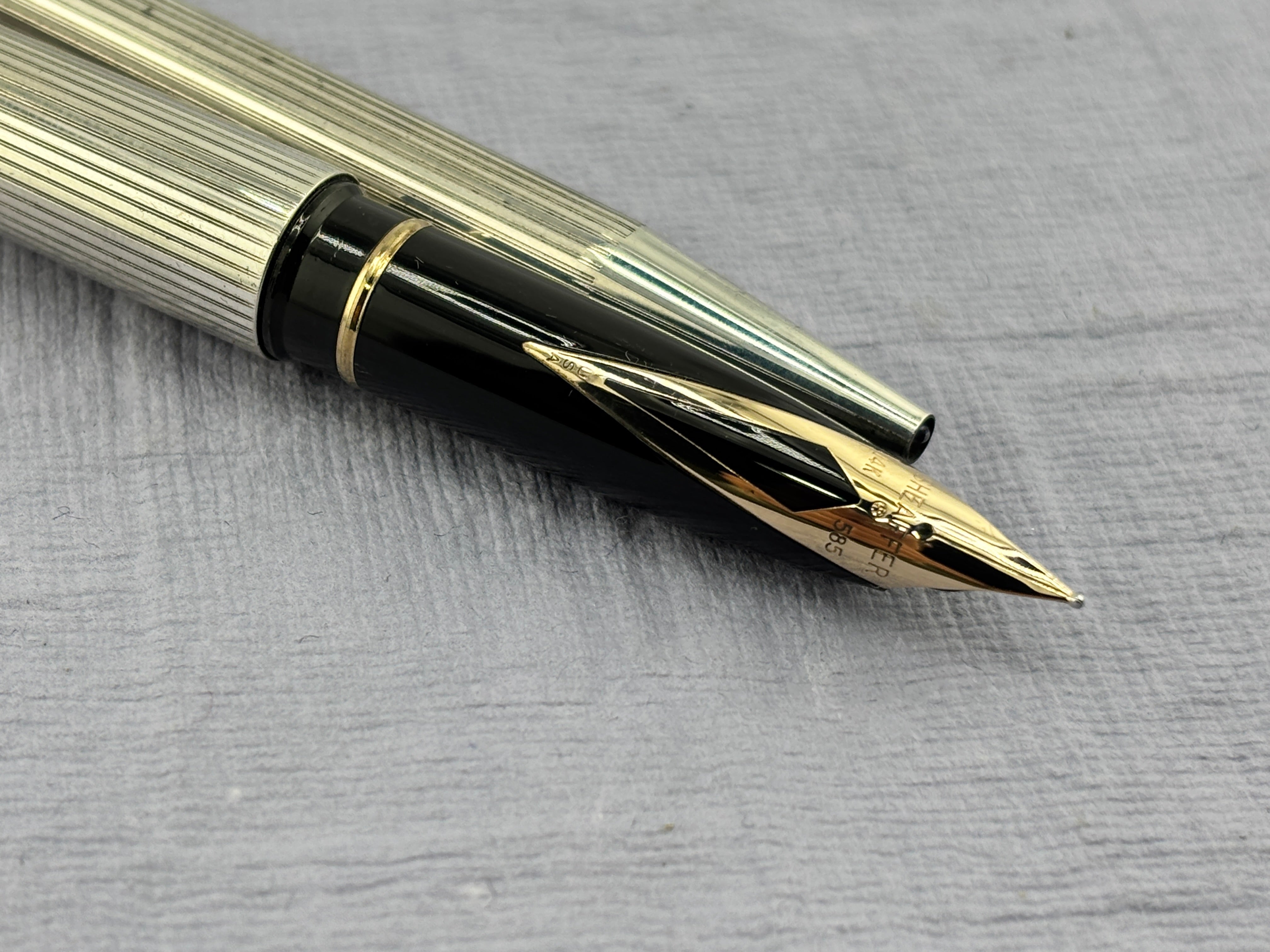 Sheaffer Targa Set full sterling silver 925 - Fountain Pen and