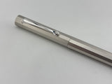 Omas 502 Mechanical Pencil circa 1990 faceted Satin metal