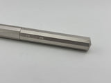 Omas 502 Mechanical Pencil circa 1990 faceted Satin metal