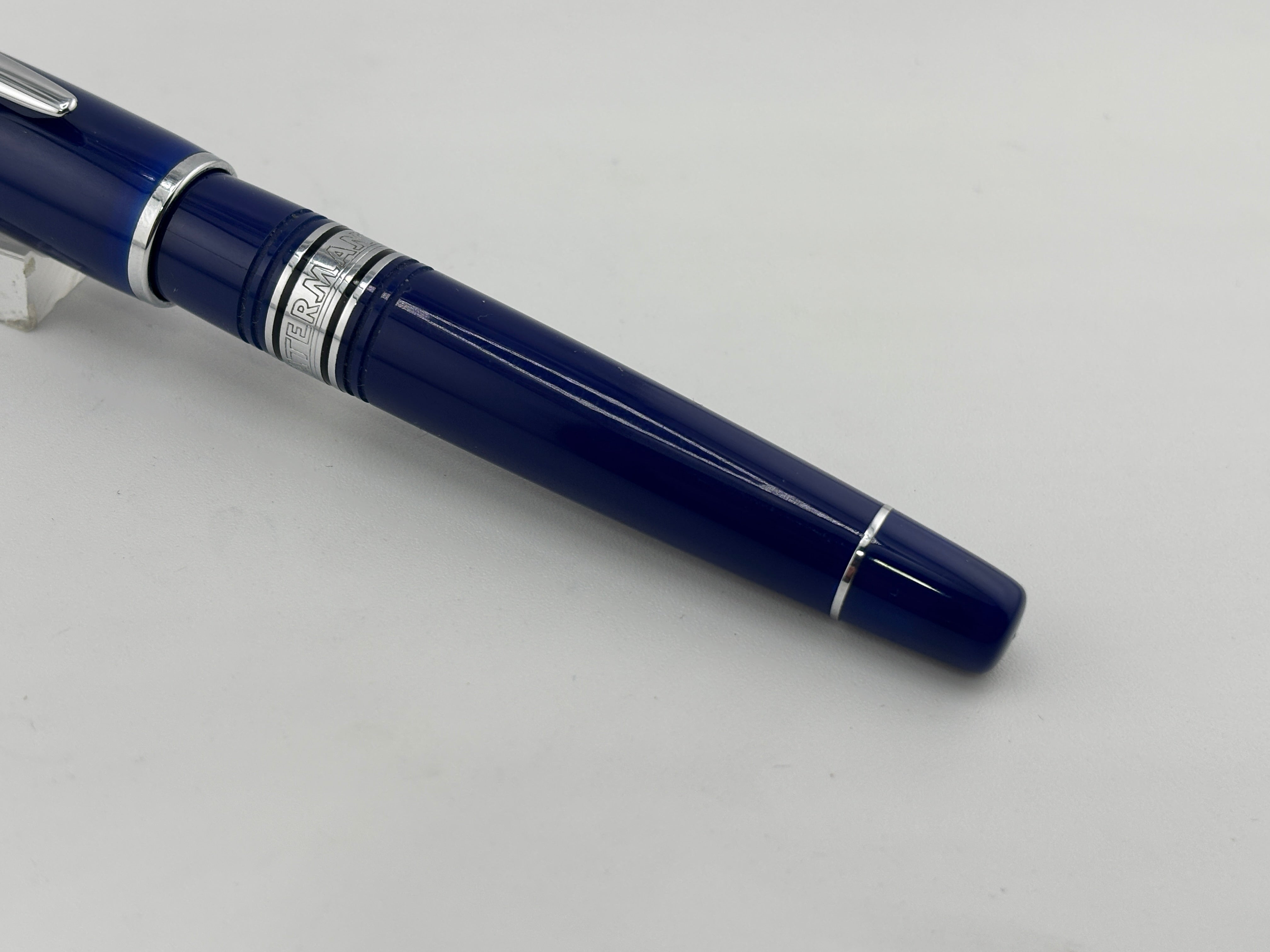 Waterman Charleston Blue silver chrome - Fountain Pen – Fountain