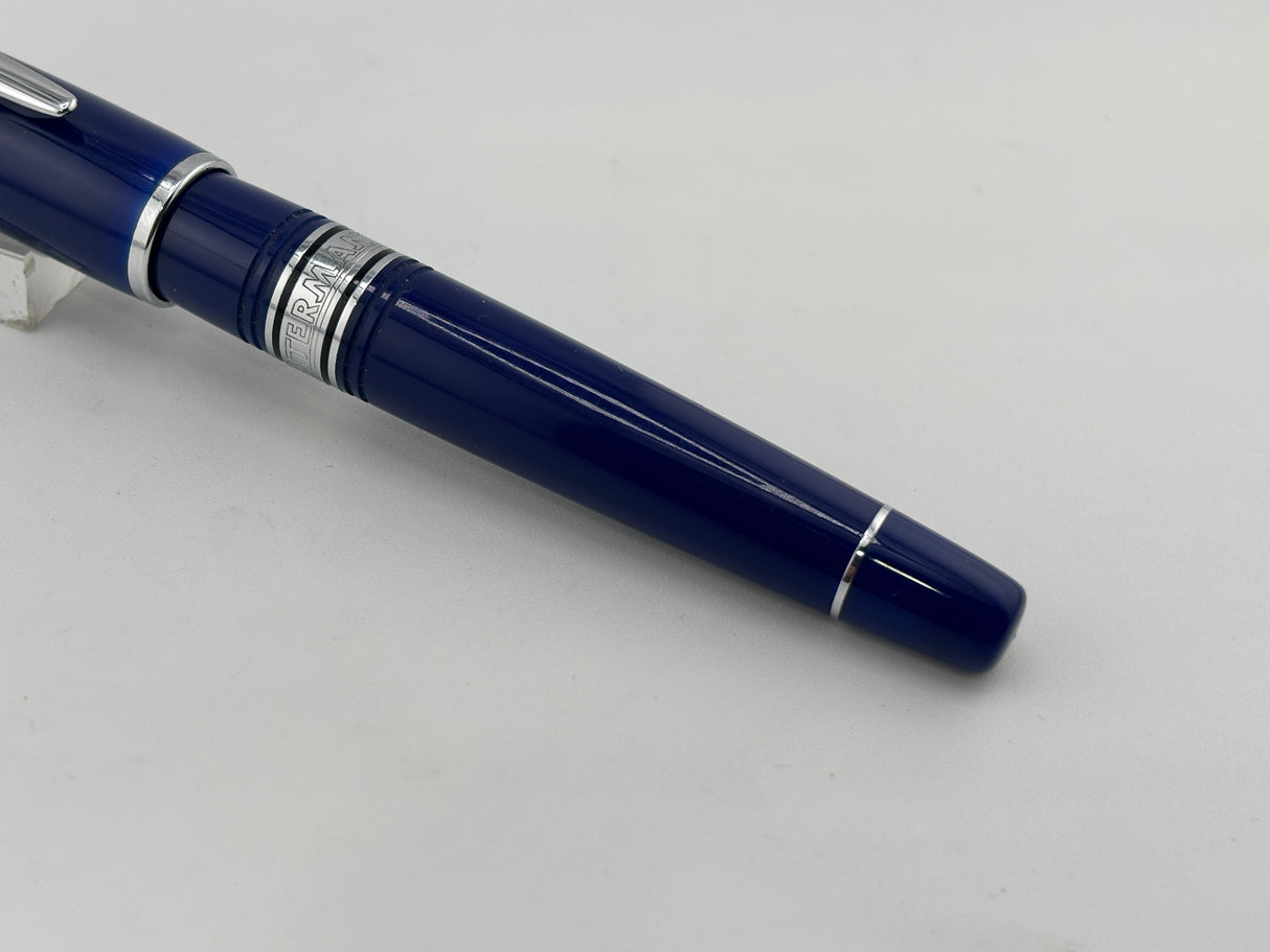 Waterman Charleston Blue silver chrome  - Fountain Pen