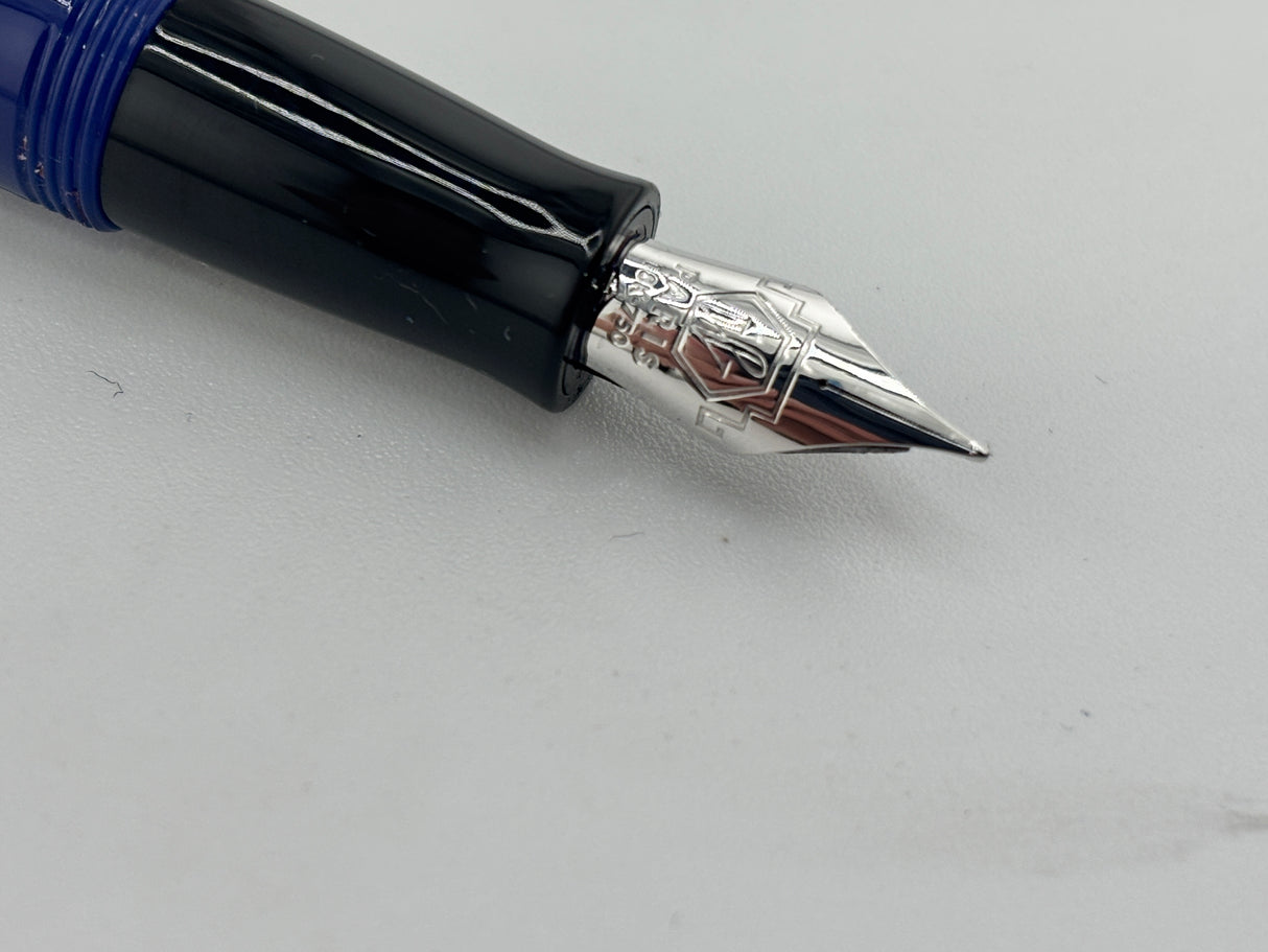 Waterman Charleston Blue silver chrome  - Fountain Pen