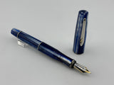Stipula Duetto Pacific Blue Gold nib 18K Fine - Fountain Pen