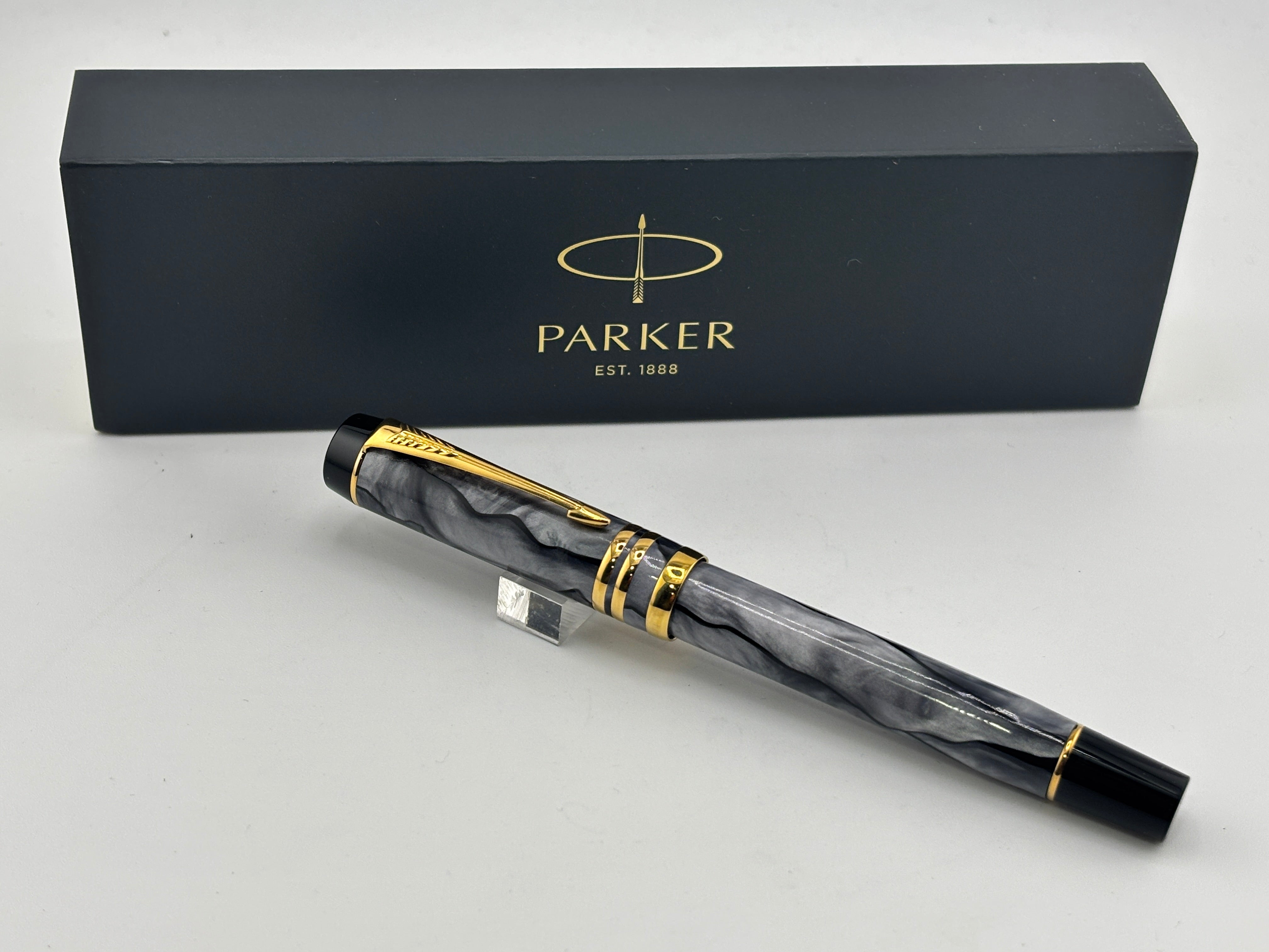 ドゥーズィエムクラス feeling parker Parker Duofold Black Mosaic Centennial(Largest) Fountain Pen