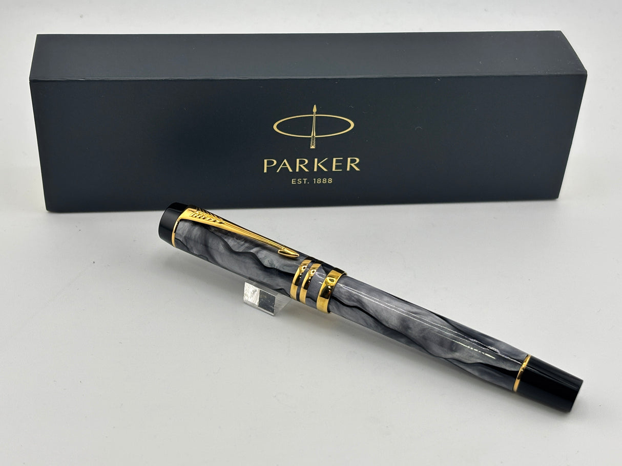 Parker Duofold International Mk II Grey Pearl 1998 - Roller ball