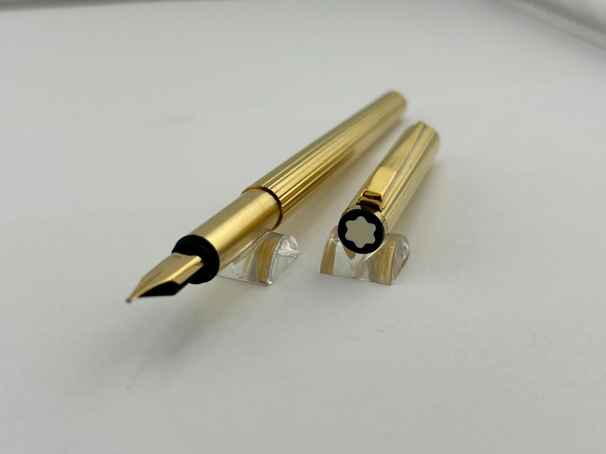 Montblanc Noblesse Oblige Full Gold Plated 14k gold nib - Fountain Pen