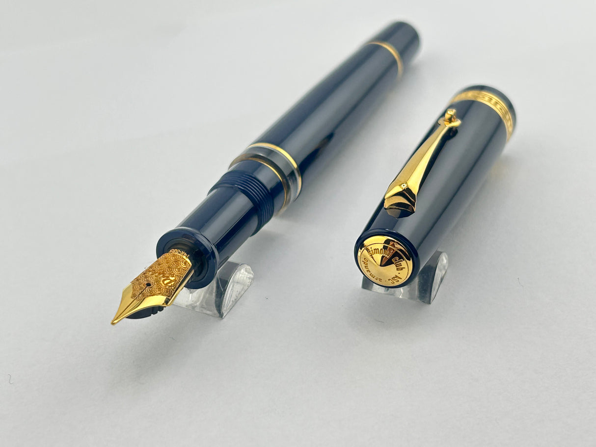 ASC Bologna Portofino Bespoke 2024 Navy Blue 14K Gold nib - Fountain Pen