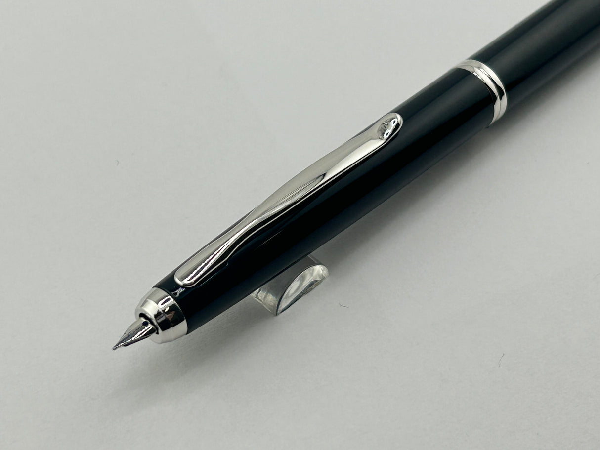 Pilot Fermo Black Capless Retractable 18K Gold nib - Fountain Pen