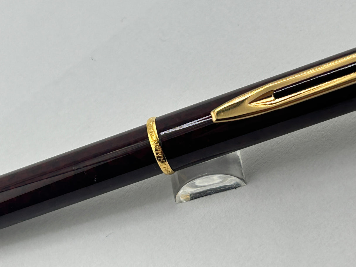 Waterman Executive Black Lacquer Gold Plated Trim -Ball Pen