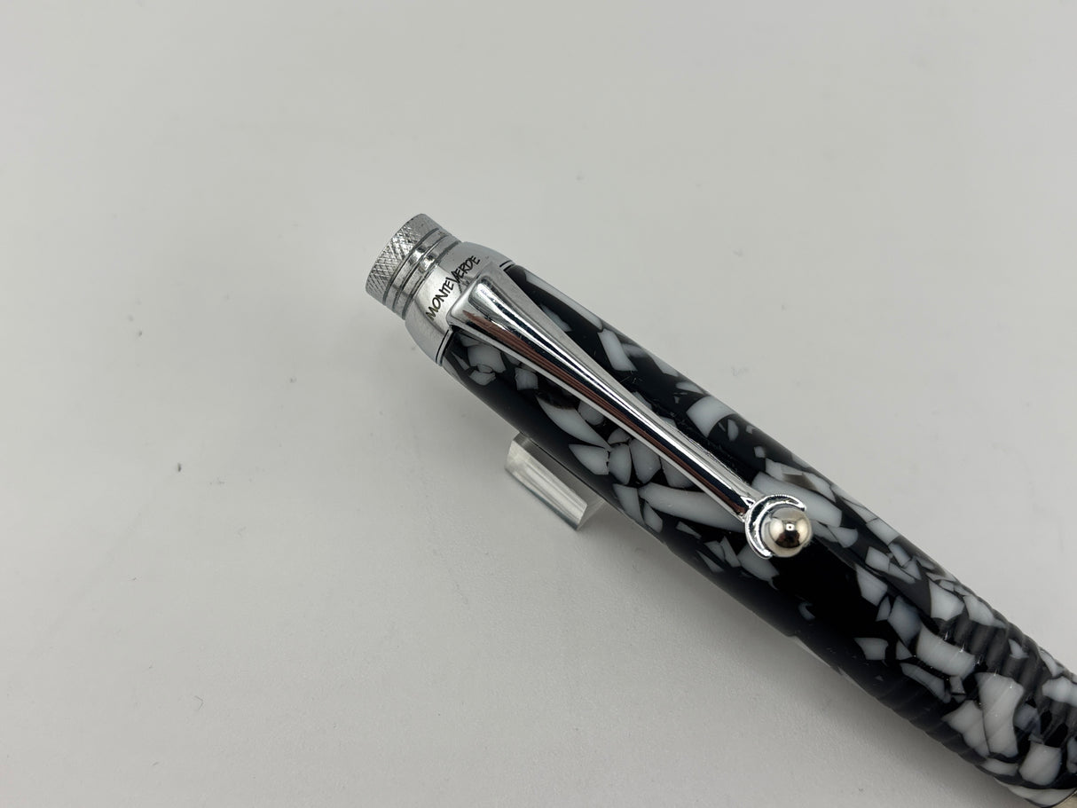 Monteverde Grafica Black and white Cracked Ice - Architect graphite lead Pencil