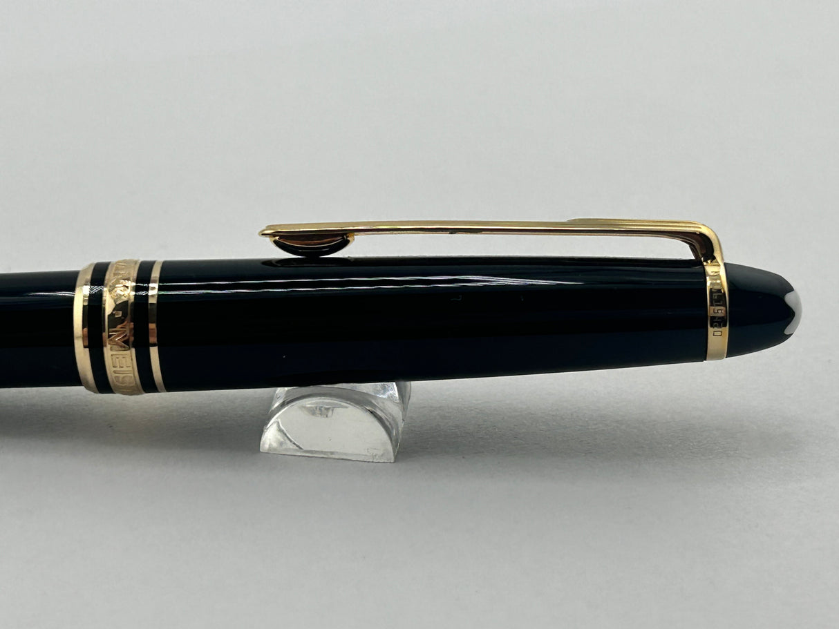 Montblanc Meisterstück Classique Black Gold Plated - Ball Pen