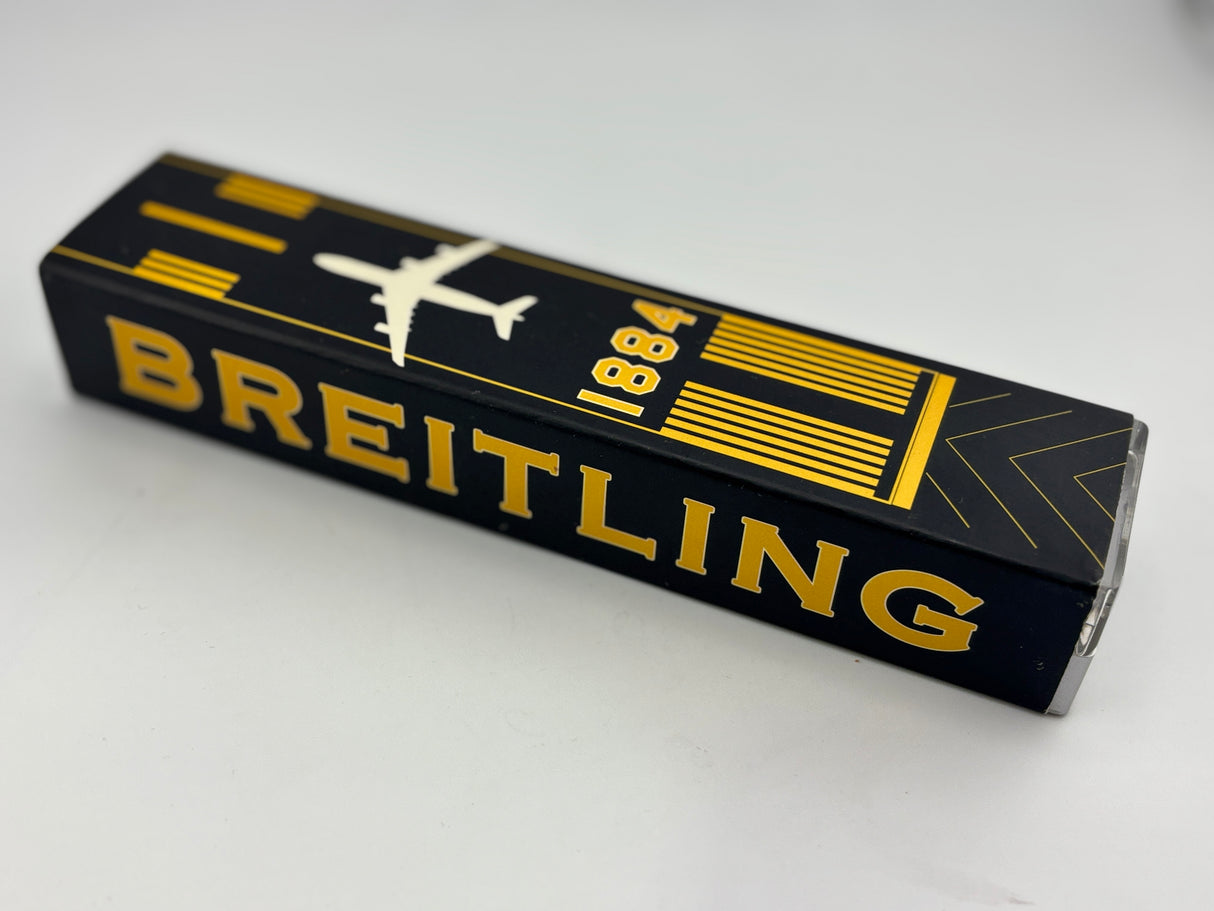 Breitling Pen Horn Bronze barrel chrome cap - Ball Pen