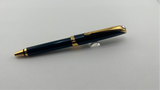Parker Ellipse Metallic Blue Gold Plated Trim - Ball Pen