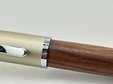 Pelican Epoch P364  Walnut Wood Barrel silver matte Cap - Roller Ball