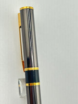 Waterman Laureat II Black Gun Chrome /  Gold Trim - Roller Ball