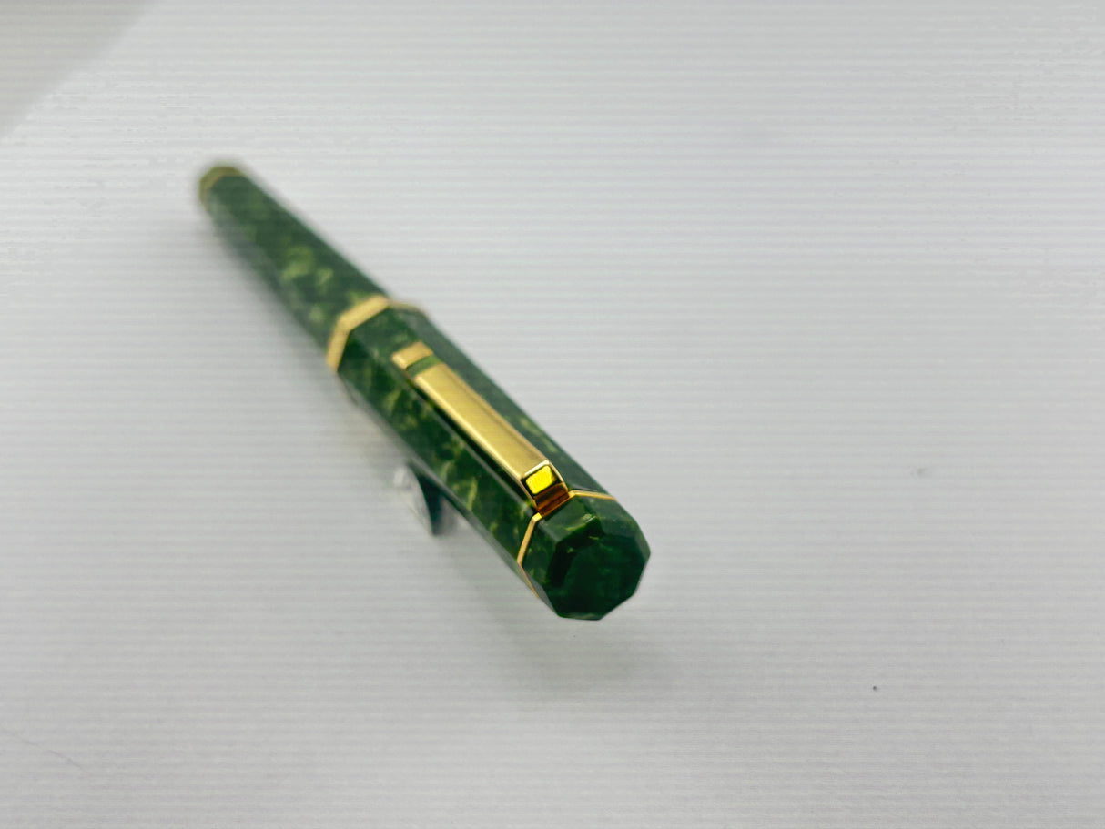 Retro 51 Double-Eight Green Celluloid Gold trim Limited edition 017/1951 -  Roller Ball