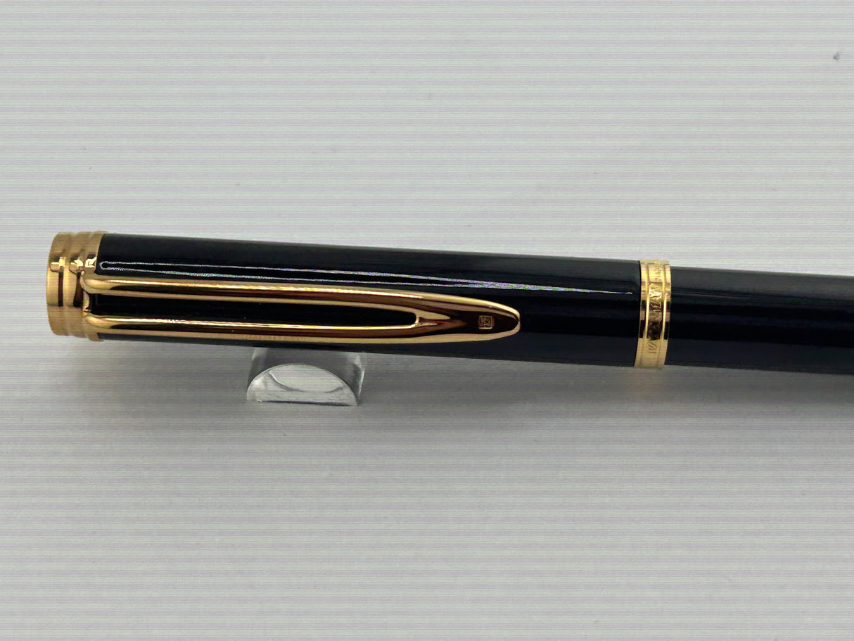 Waterman Gentleman Black Lacquered Made in France - Fountain Pen