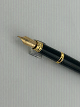 Waterman Gentleman Black Lacquered Made in France - Fountain Pen